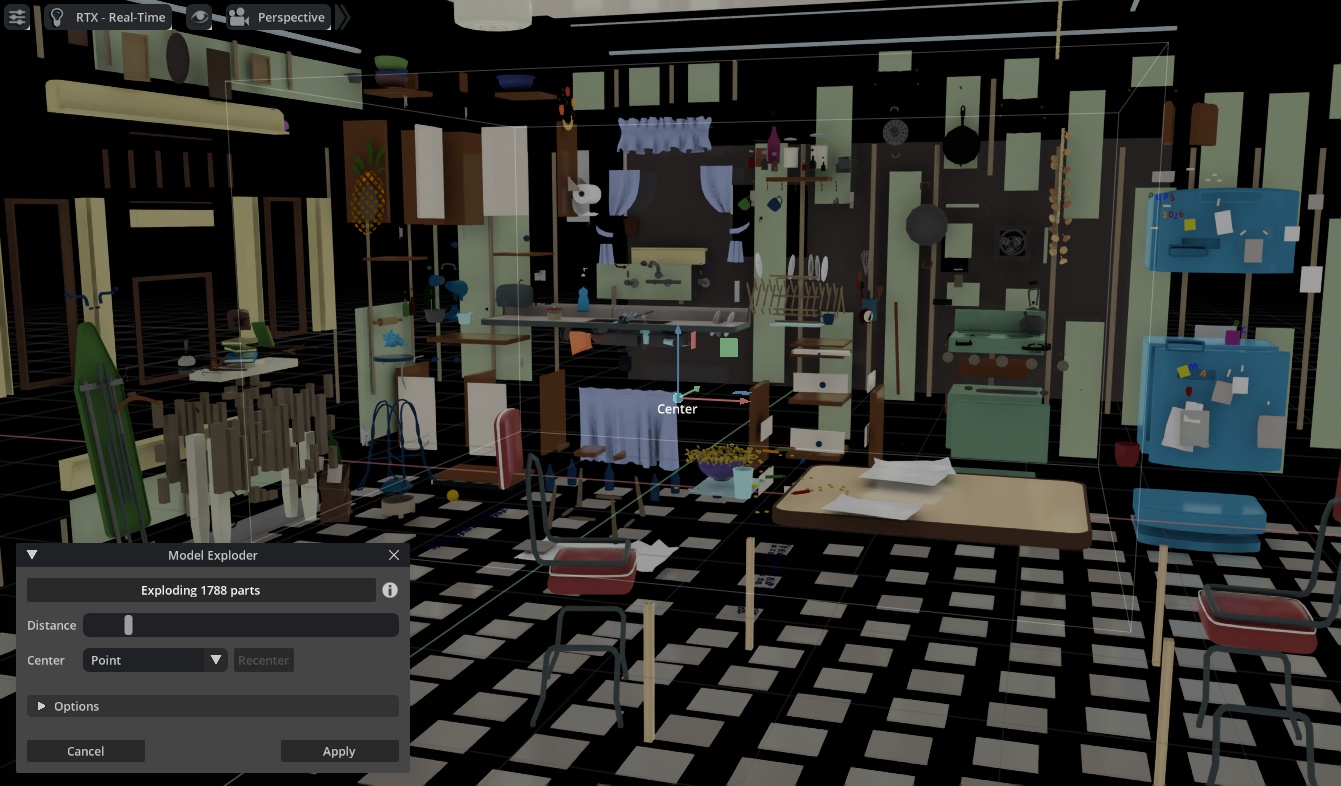 Separating a kitchen