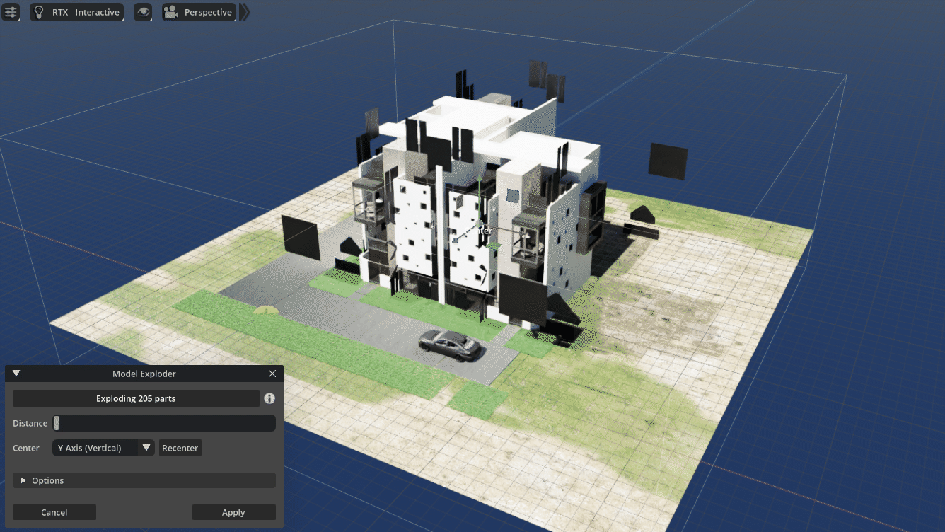 Separating a building